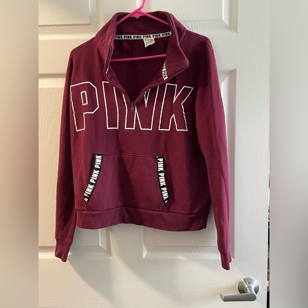 PINK Victoria's Secret Maroon Sweatshirt